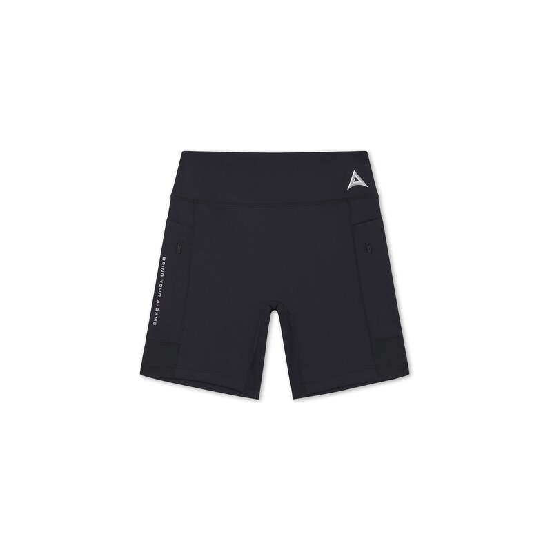A-Game Sportovní kalhoty černá / bílá