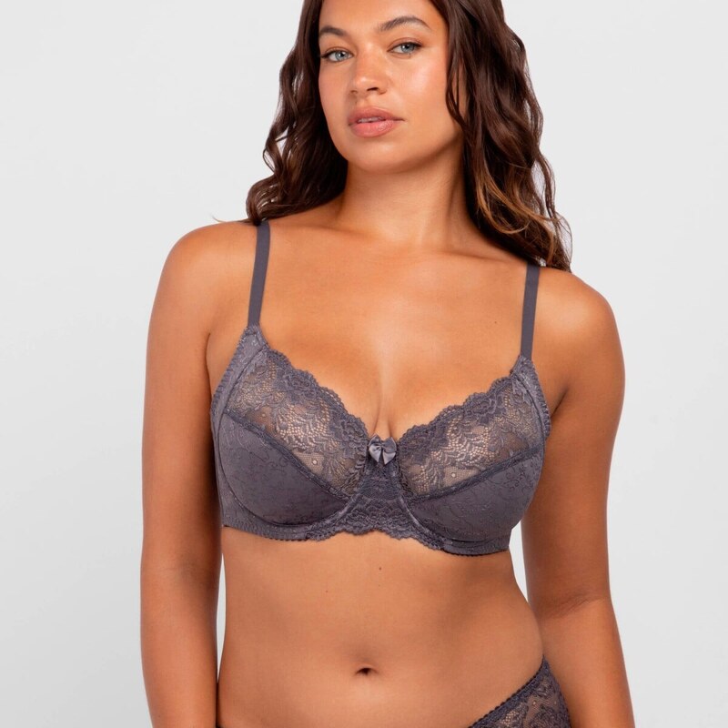 Polovyztužená podprsenka z květinové krajky Philippa Dorina, s