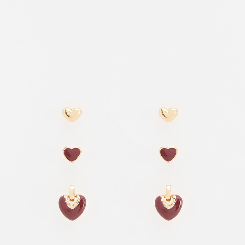 Reserved - EARRINGS - hnědá