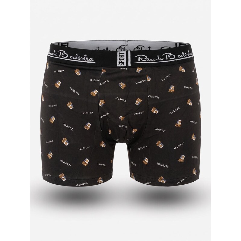 Pánské boxerky černé MyStars French Fries
