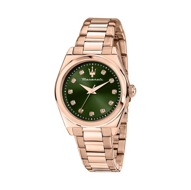 Hodinky Maserati Green/Gold 9409182