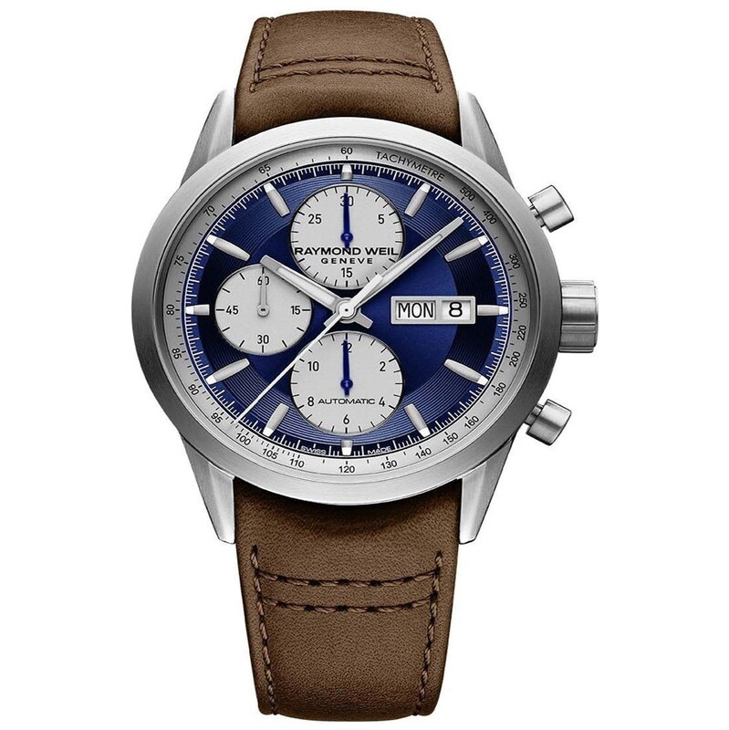 Hodinky Raymond Weil Blue/Brown 1683574