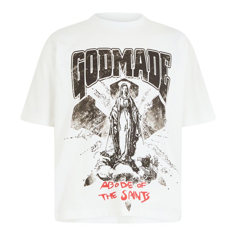 Tričko God Made White 7542822