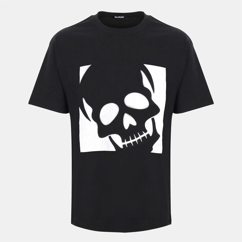 Tričko No Fear Black Skull 124820