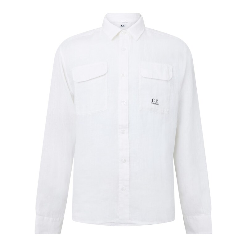 Košile CP COMPANY Gauze White 103 3057292