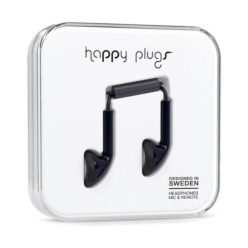 Sluchátka Happy Plugs Earbud black