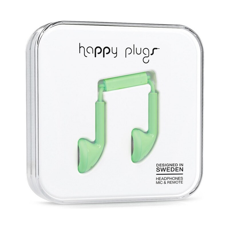 Sluchátka Happy Plugs Earbud Mint