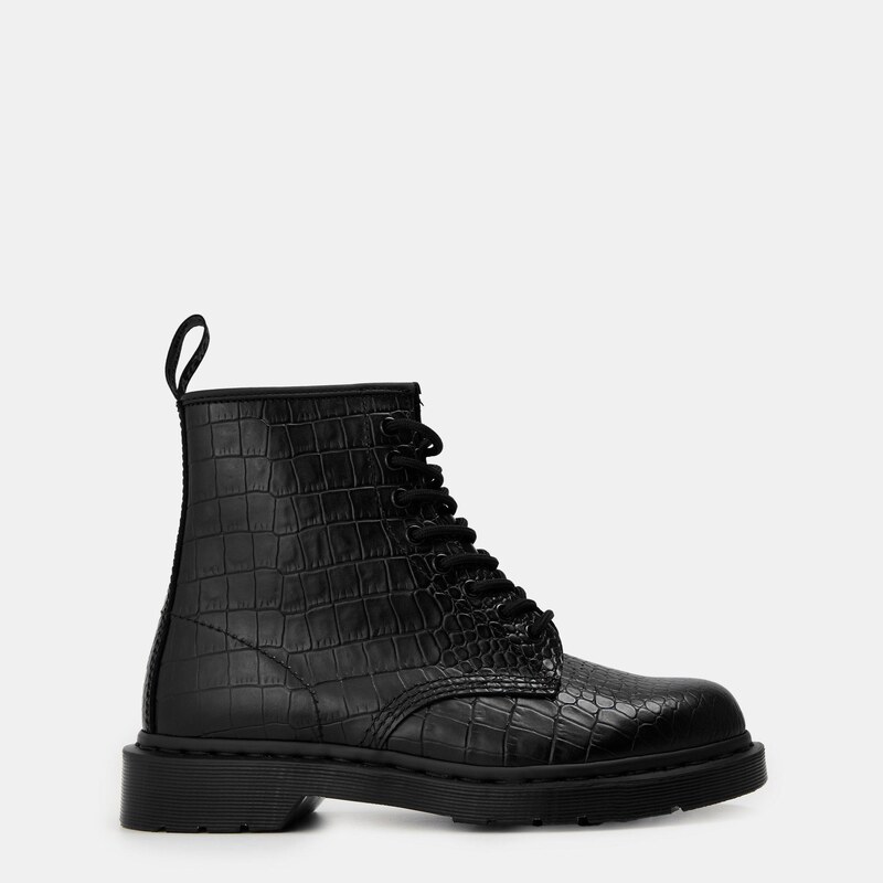 Kozačky Dr Martens Black Croco 8842385
