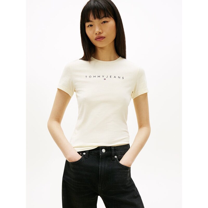 Tričko TOMMY JEANS Creme 8153126