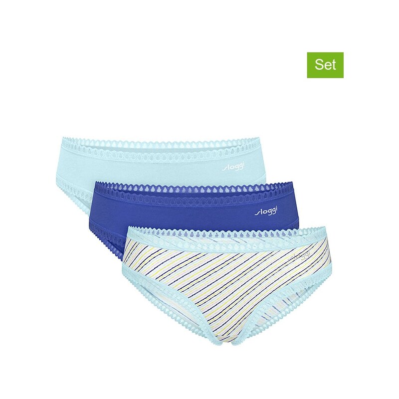 Kalhotky Sloggi Blau/ Hellblau/ Weiß 1846564