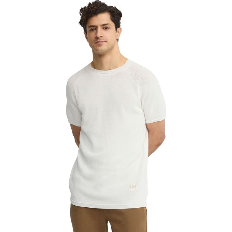 Tričko Polo Club Creme 8182079