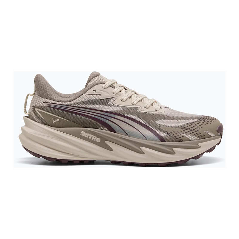 Dámské běžecké boty Puma Velocity NITRO Trail silver fog/ruby