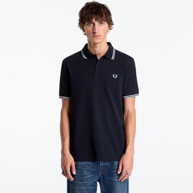 Tričko FRED PERRY Twin Tipped Fred Perry Shirt Navy XL