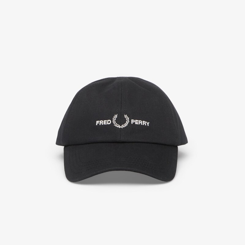 Kšiltovka FRED PERRY FLP Twill Cap Black/ Snow White Universal
