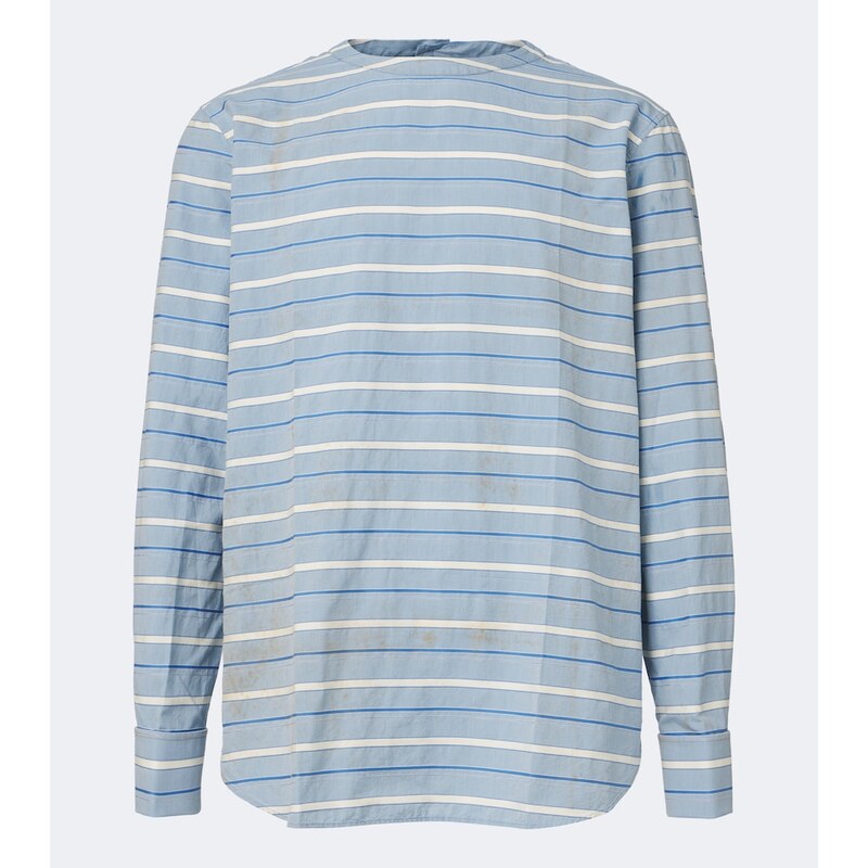 Prada Striped cotton twill shirt