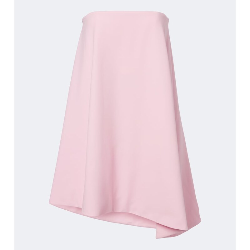 Jil Sander Virgin wool bustier minidress