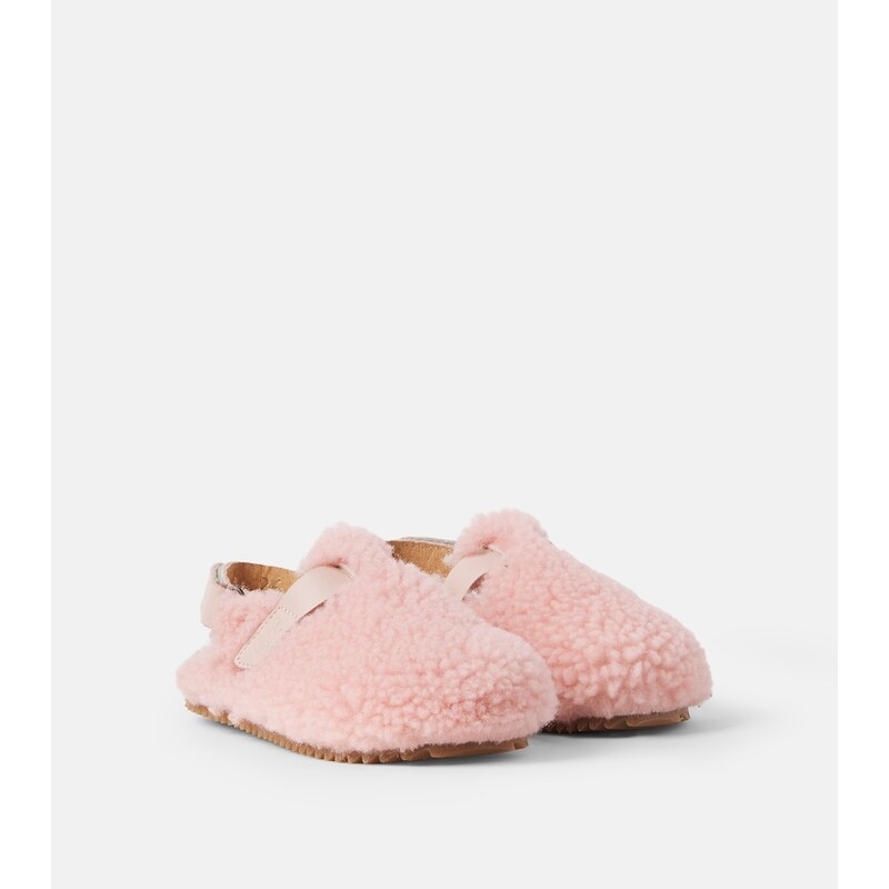 PèPè Shearling clogs