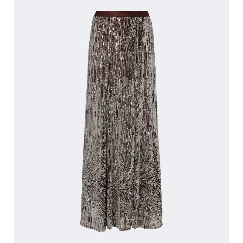Rabanne Sequined maxi skirt