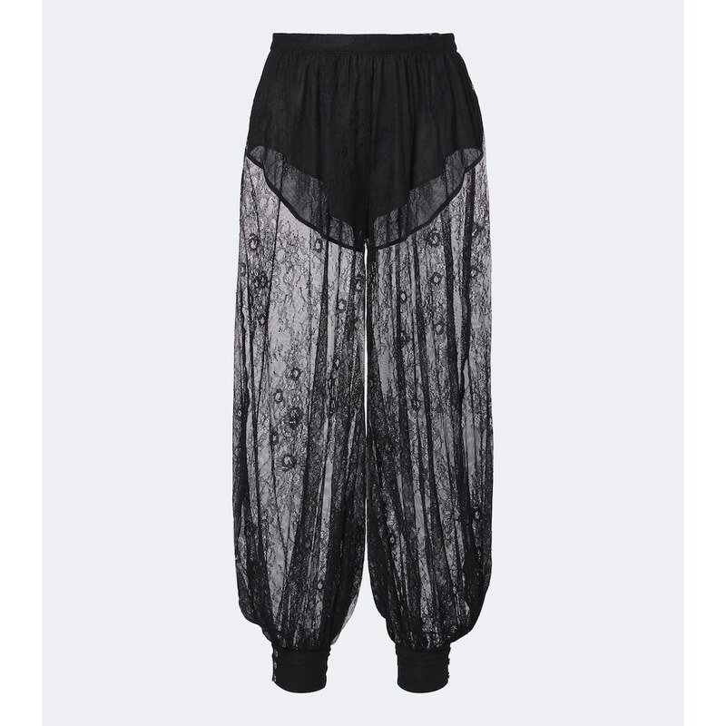 Bananhot Kendall sheer lace balloon pants