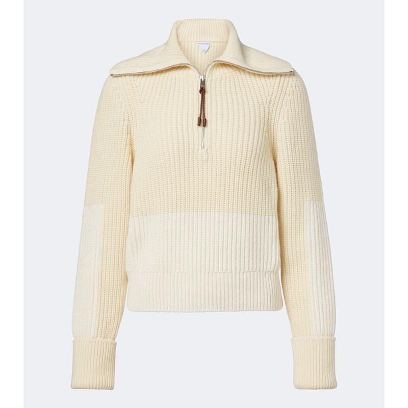 Bottega Veneta Ribbed-knit wool and cashmere sweater