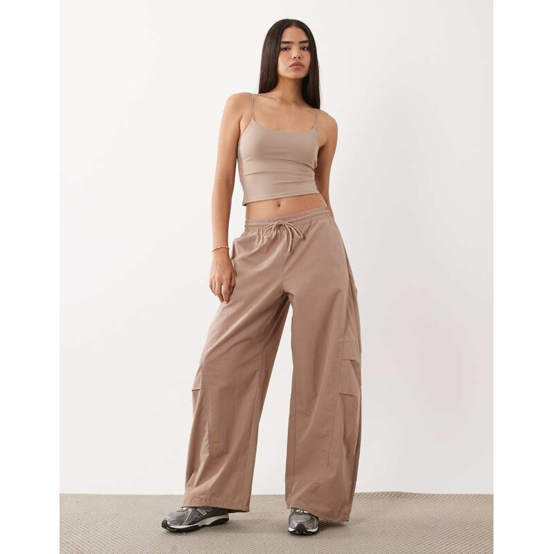 Cotton On active woven balloon pant in latte-Brown