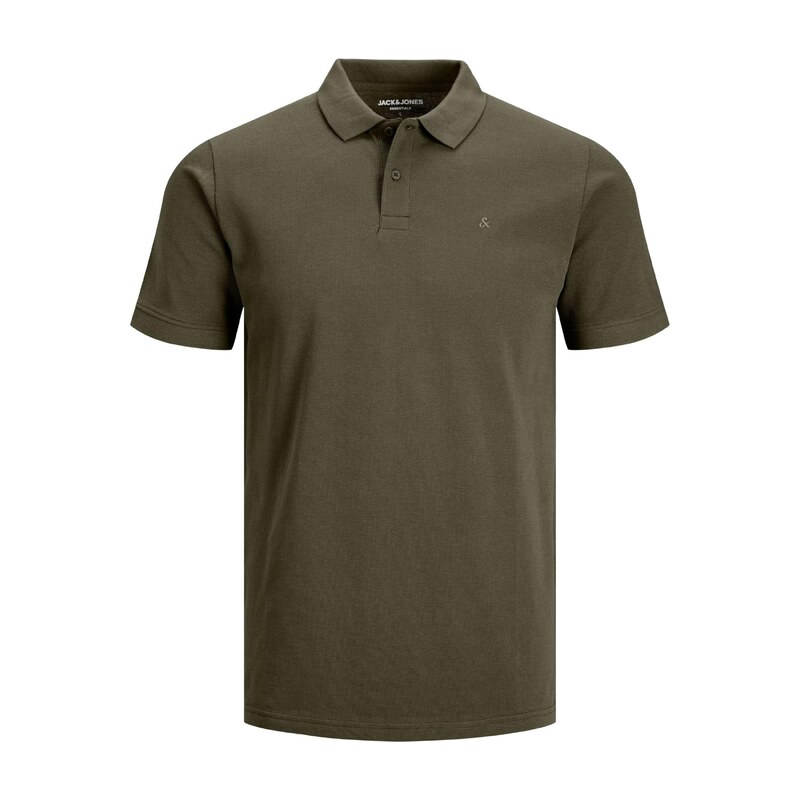 JACK & JONES Tričko JJEBasic khaki
