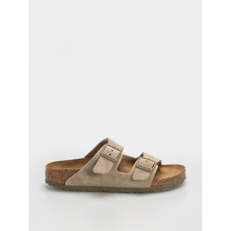 Birkenstock Arizona Suede Leather Narrow (faded khaki)hnědá