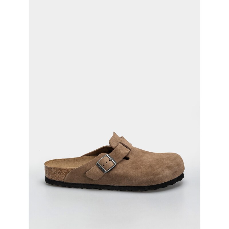 Birkenstock Boston Suede Leather Regular (dark tea)hnědá