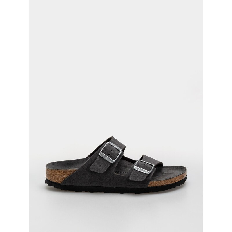 Birkenstock Arizona Birkibuc Narrow (velvet gray)černá