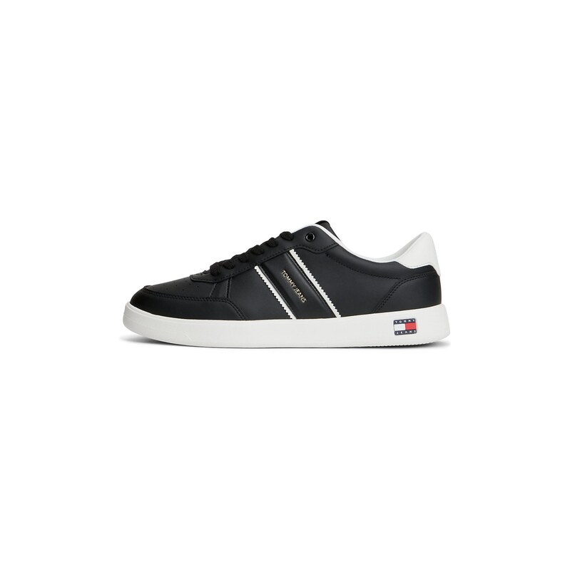 Tommy Jeans Tenisky zlatá / černá / bílá