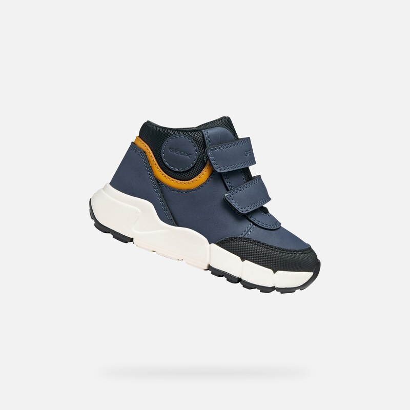 Modré kotníkové boty Geox Flexyper Mini