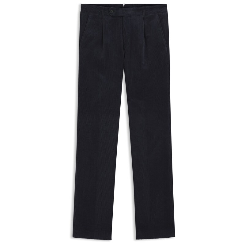 BOSS Tapered-fit corduroy trousers in Italian fabric