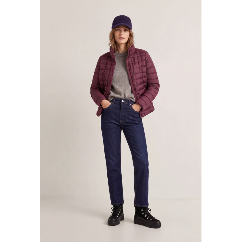 BUNDA GANT LIGHT DOWN JACKET DARKENED WINE