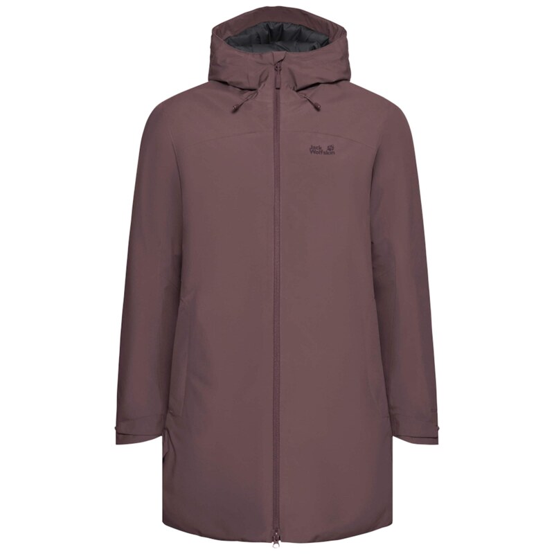 JACK WOLFSKIN Zimní kabát fialová