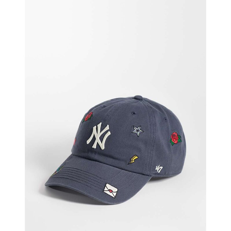 47 Brand NY Yankees womens multi scatter embroidered icon clean