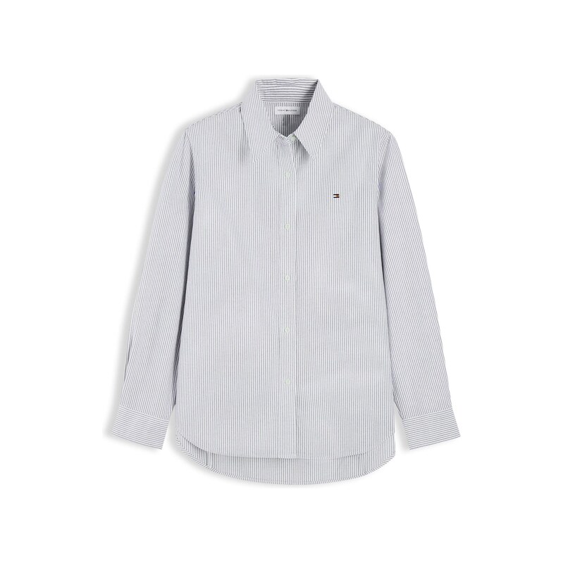 TOMMY HILFIGER Halenka marine modrá / offwhite