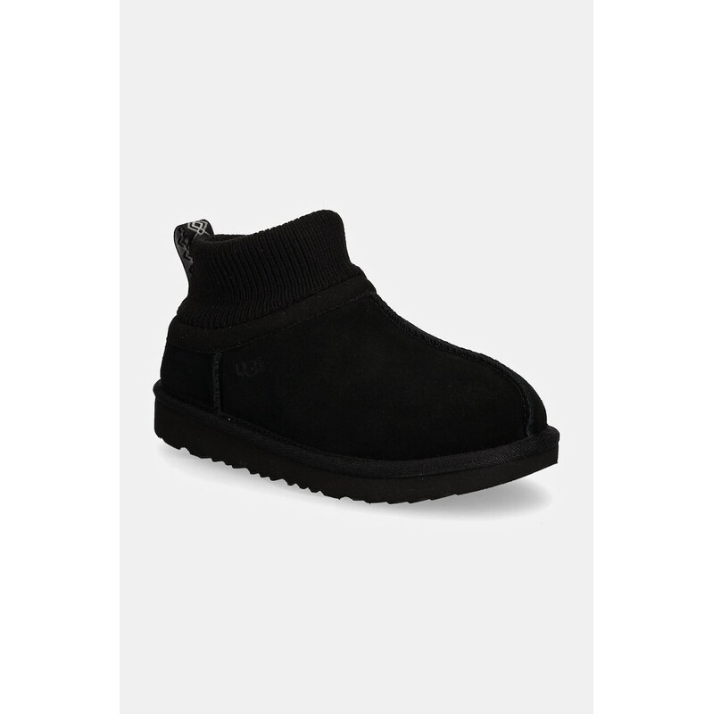 UGG Dětské semišové sněhule KIDS CLASSIC ULTRA STRETCH CUFF