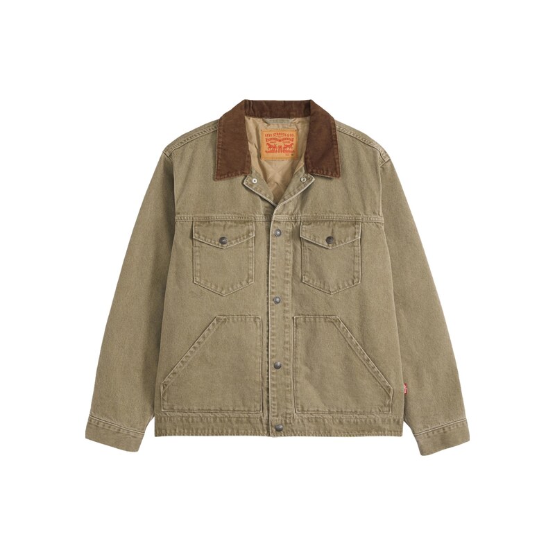 LEVIS  Přechodná bunda MUNROE hnědá / khaki