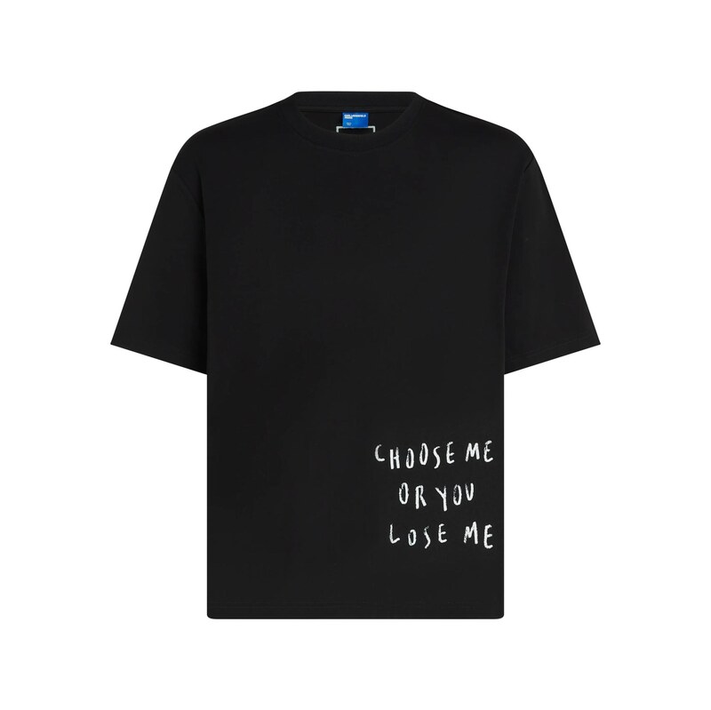 KARL LAGERFELD JEANS Tričko KLJ X Pietro Terzini černá /
