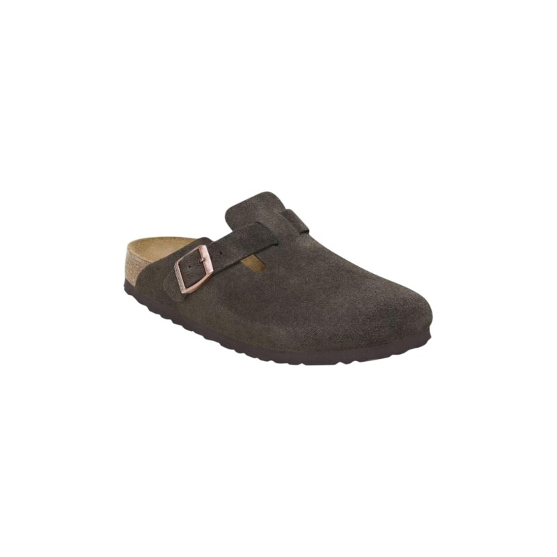 BIRKENSTOCK Pantofle Boston hnědá