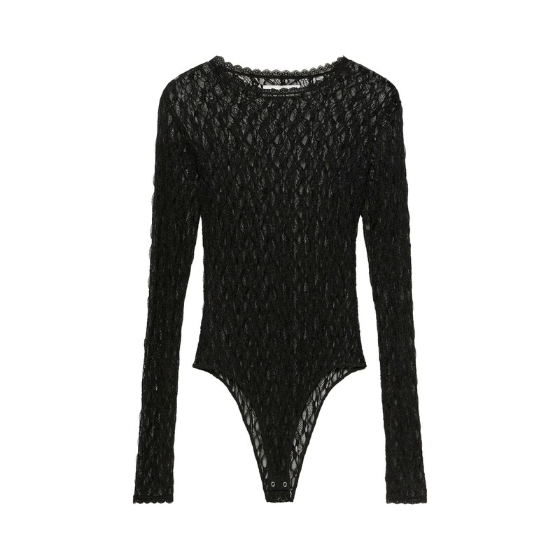 Pull&Bear Halenkové body černá