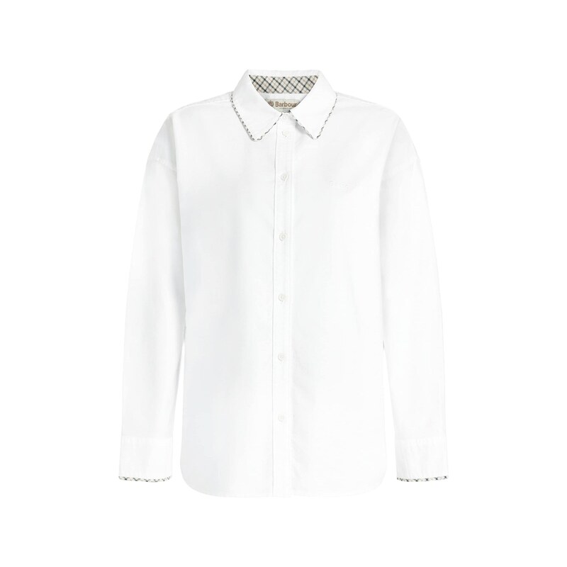 Barbour Halenka Alverstone hnědá / šedá / bílá