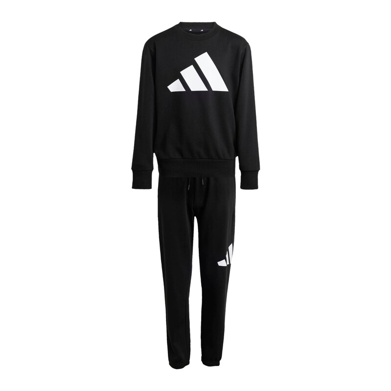 ADIDAS SPORTSWEAR Tepláková souprava ESSENTIALS černá / bílá