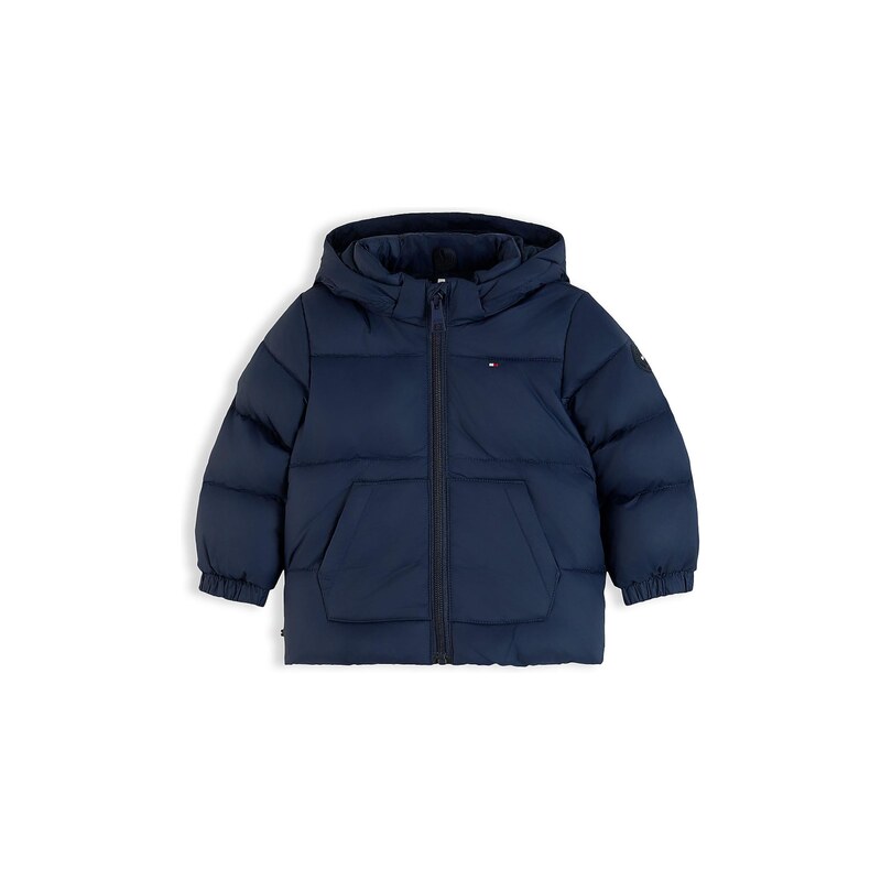 TOMMY HILFIGER Zimní bunda Essential marine modrá