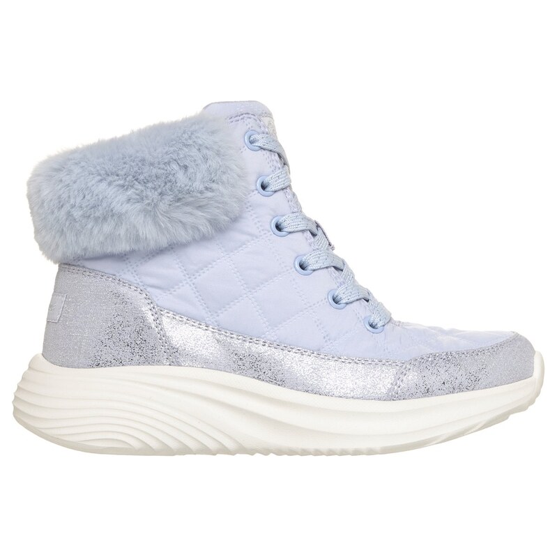 Skechers Dívky Bounder Pro - Cozy Fit Luxe Boty v Světle Modrá,