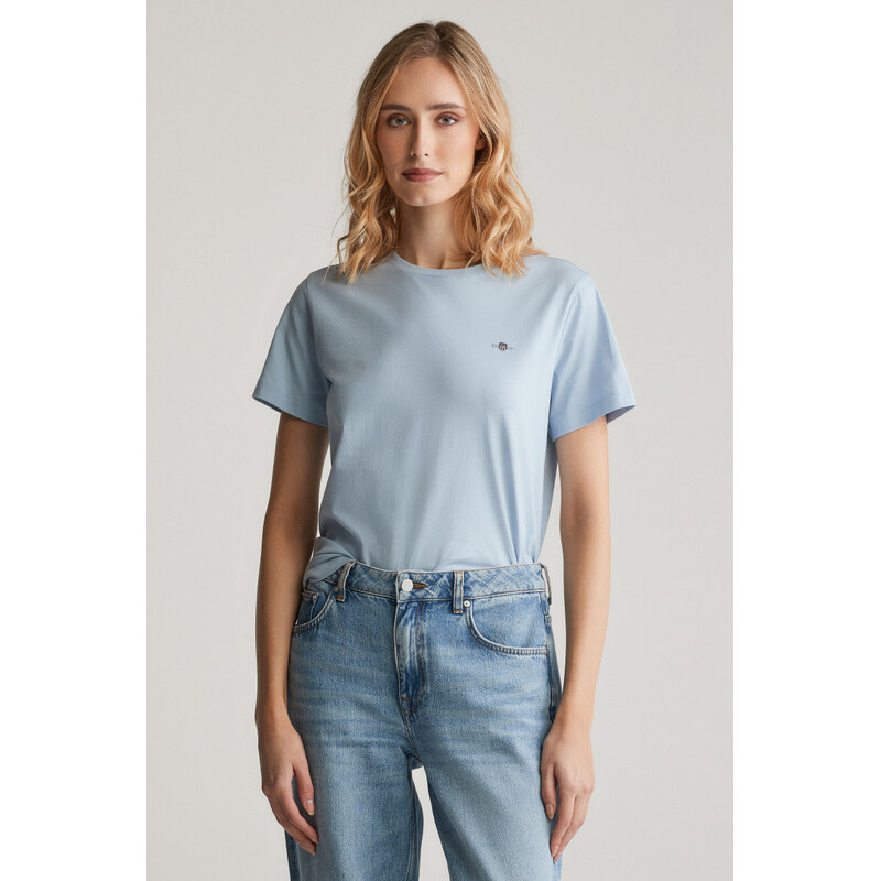 TRIČKO GANT REG SHIELD SS T-SHIRT EVENING BLUE