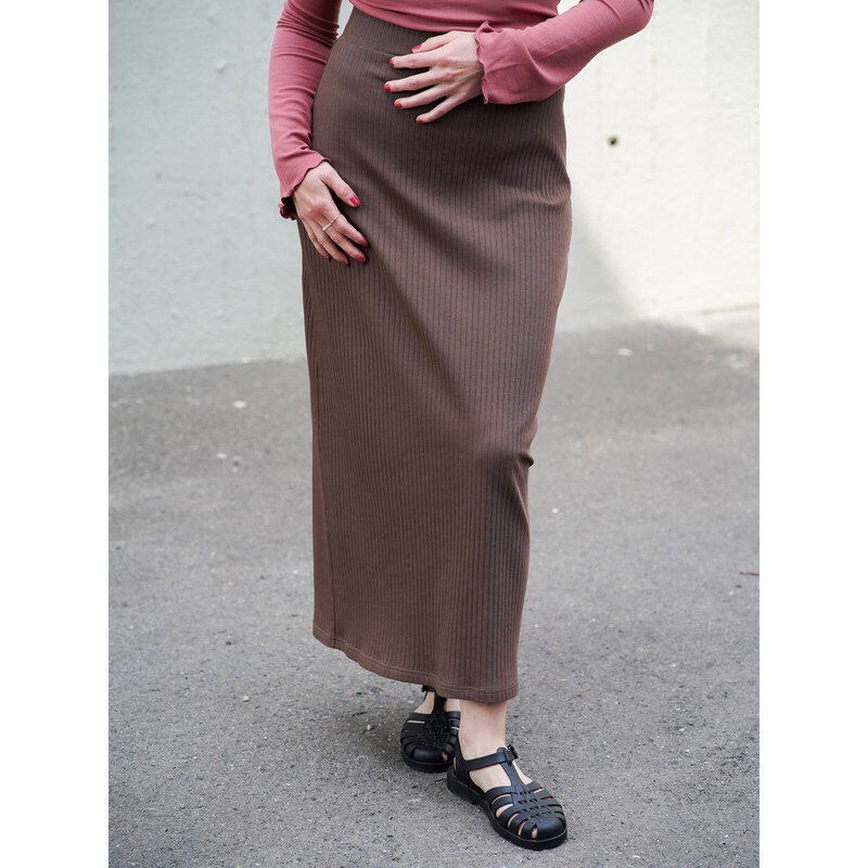 MINILE Sukně Contour Brown - XS