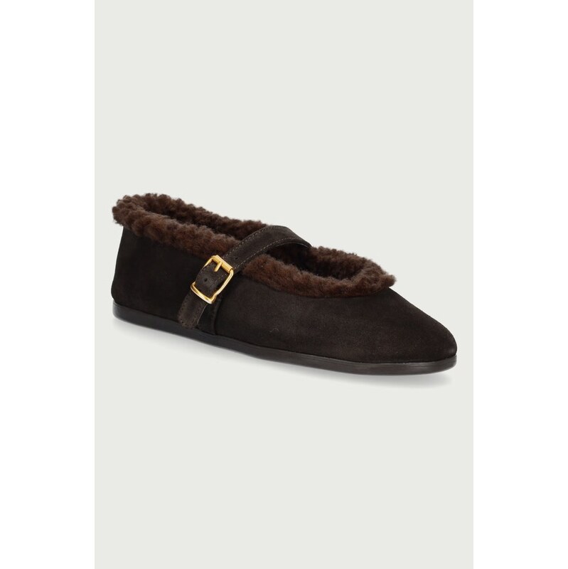 Posa baleríny semišové St. Moritz Ballet Flats