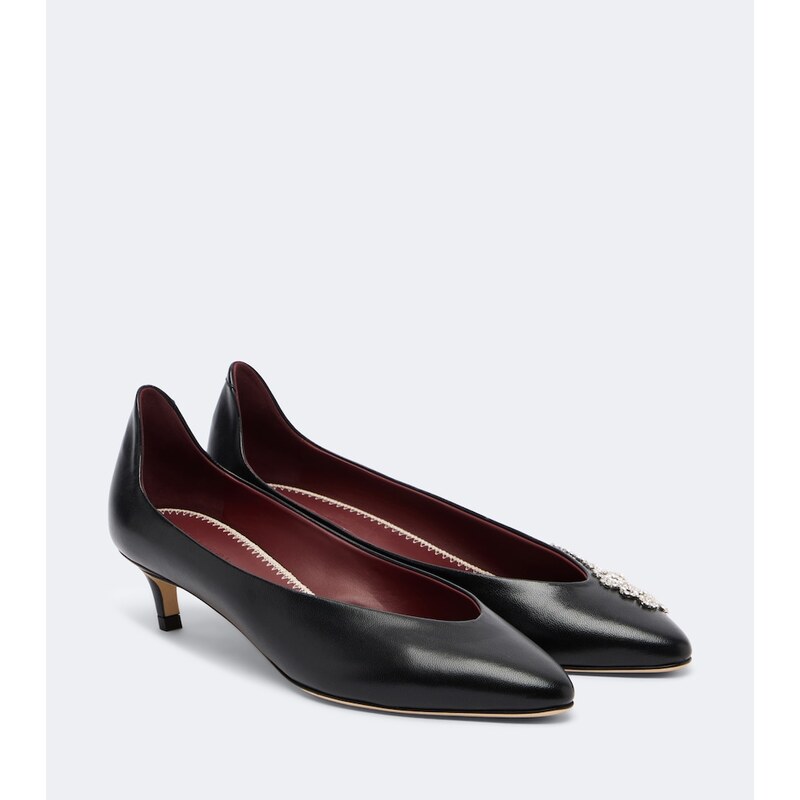 Magda Butrym Embellished leather pumps