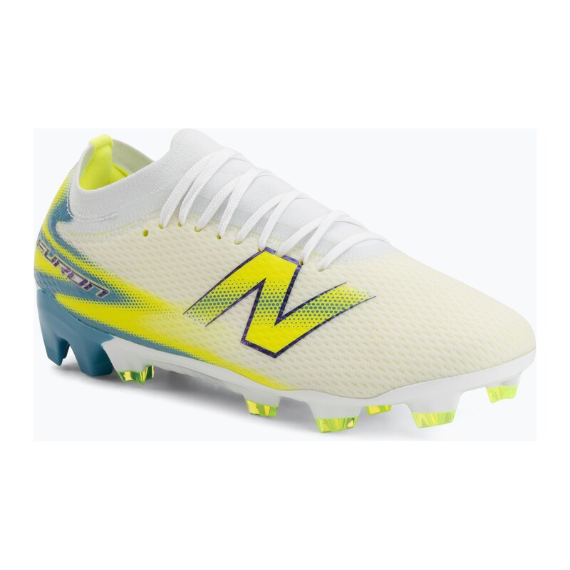 Kopačky New Balance Furon Team V9 FG white/alkaline green